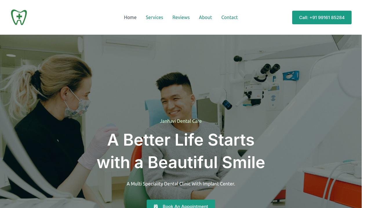 Janhavi Dental Care Website