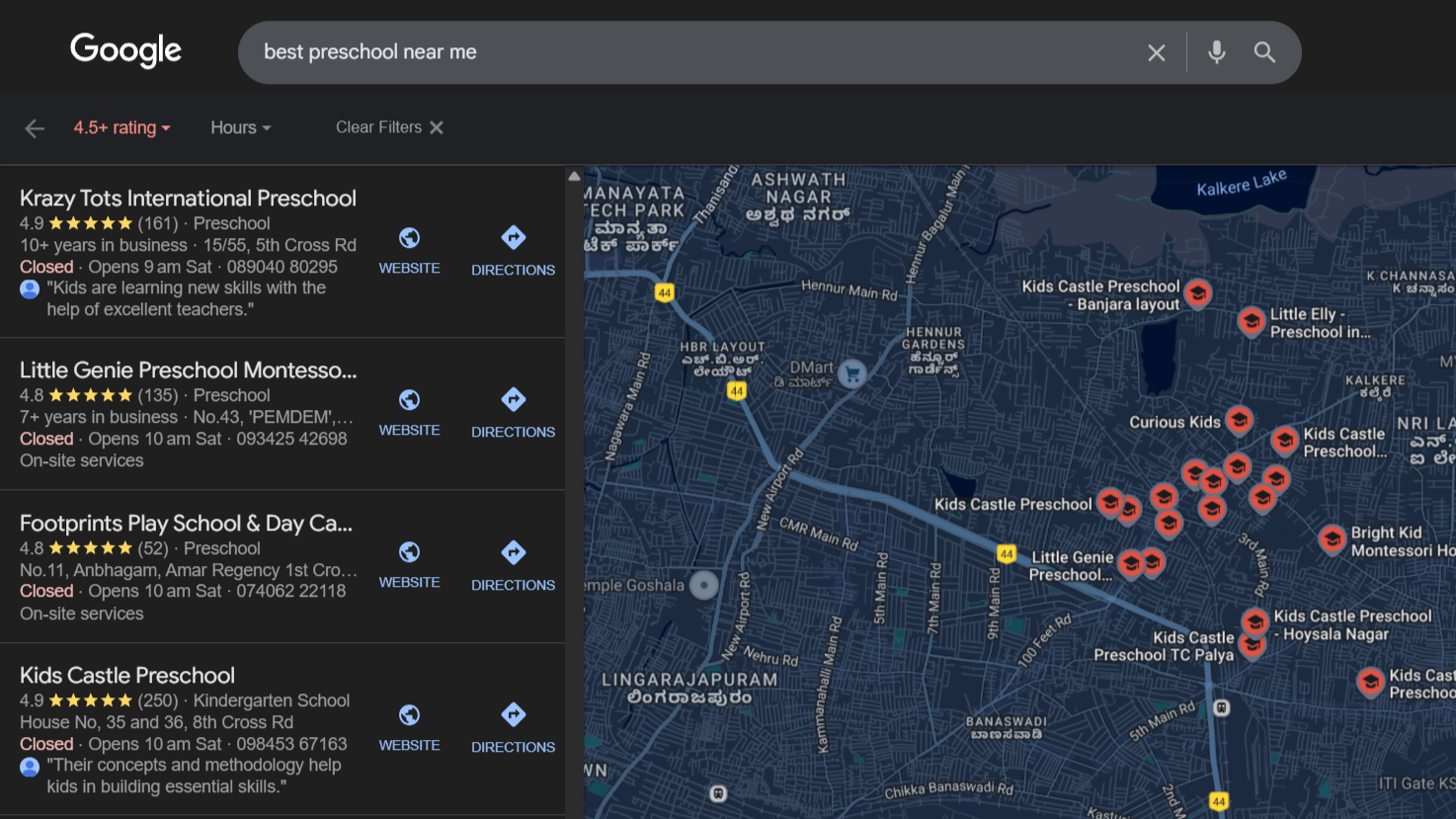 Krazy Tots Local SEO & Google My Business Optimization