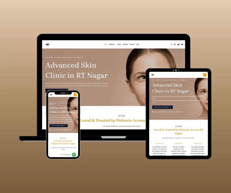 Desais-Skin-Clinic-Website-Design-Portfolio