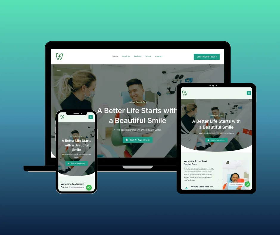 Janhavi-Dental-Care-Website-Design-Portfolio