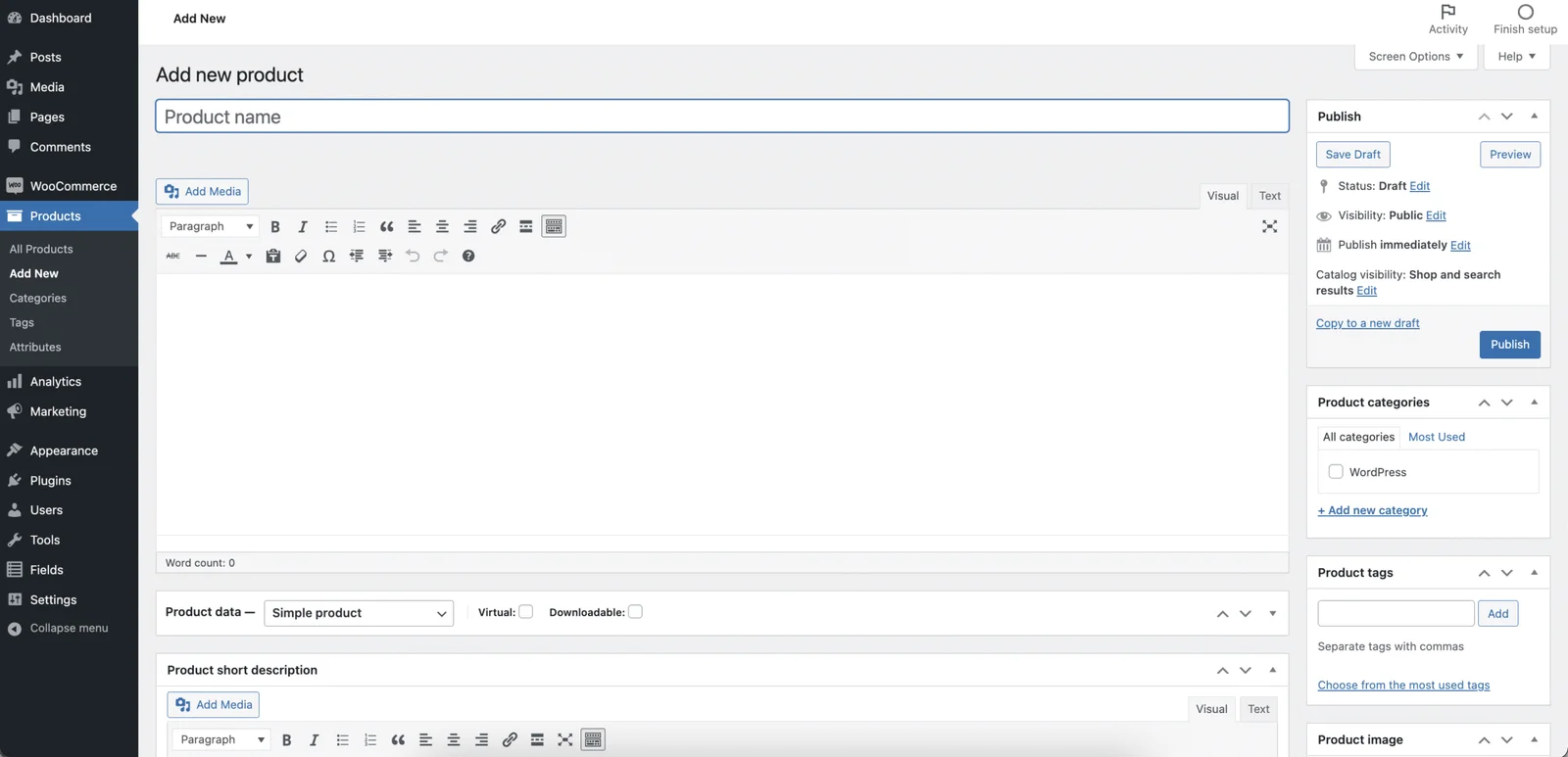 Product Page Classic Editor Product Page Classic Editor