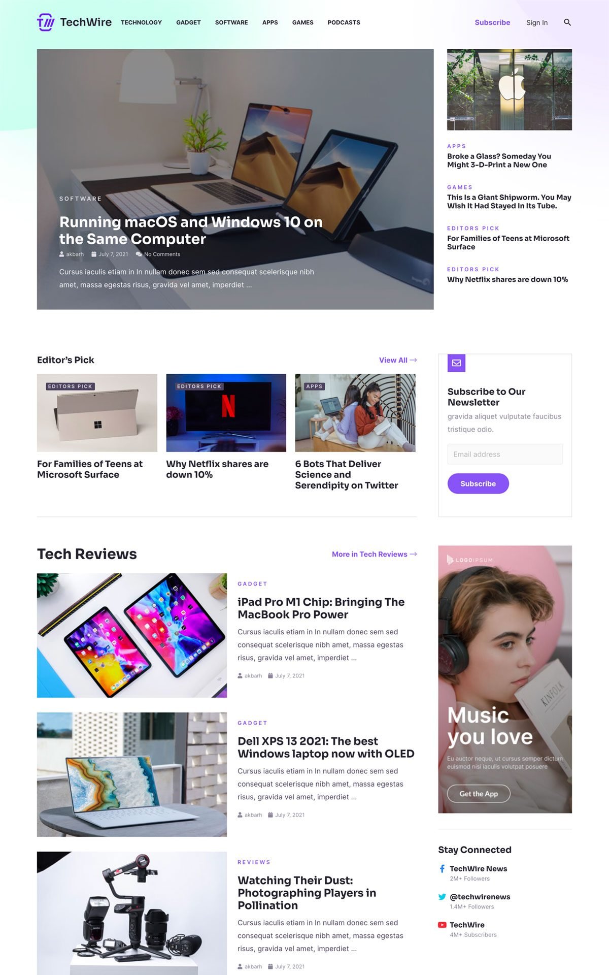 Blog & Content Websites Design In Bangalore