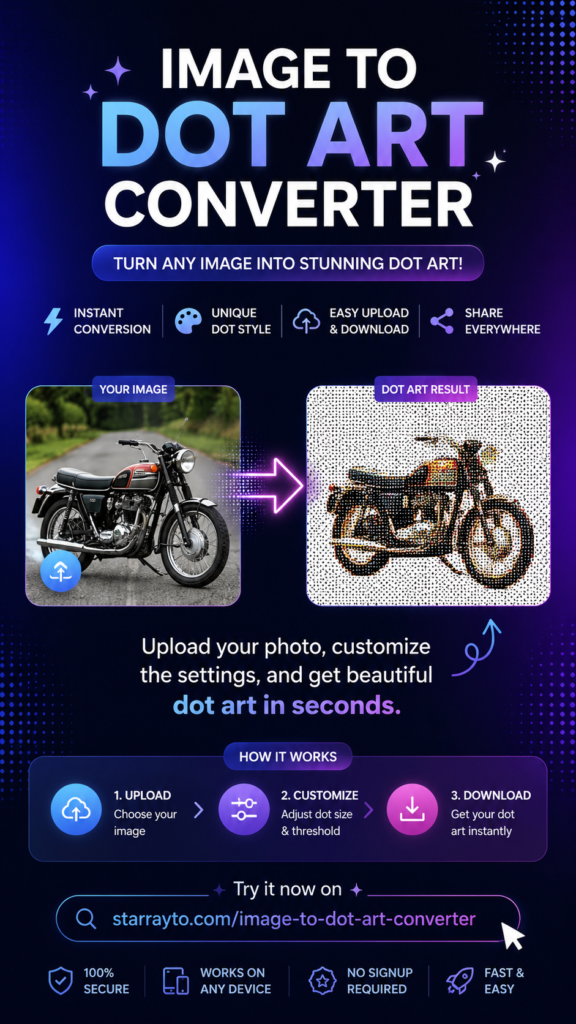 Image to Dot Art Converter Image to Dot Art Converter