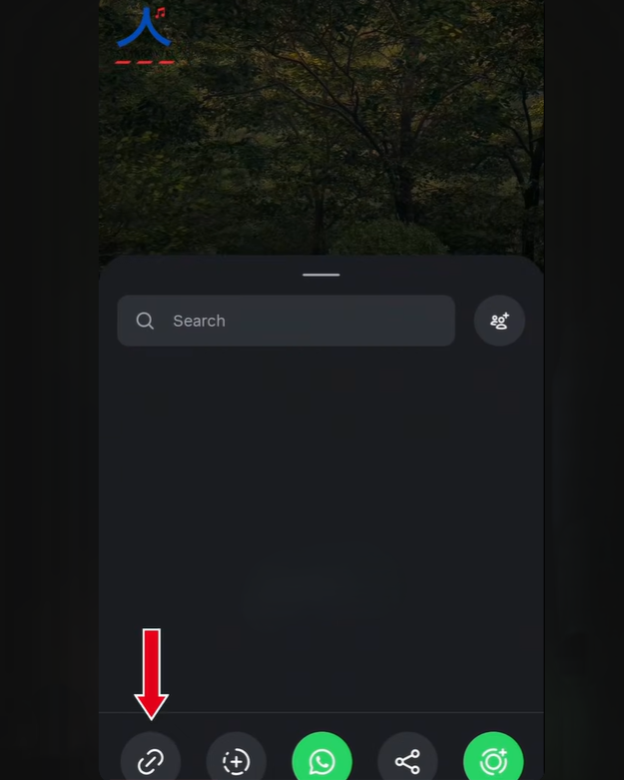 How to find a song from a instagram reel From link step copy link